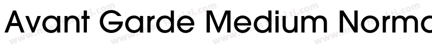 Avant Garde Medium Norma字体转换